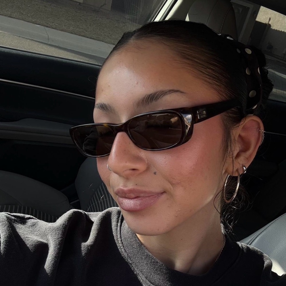 Vintage Gucci Tortoiseshell Rectangular Sunglasse… - image 4